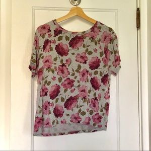 AEO soft and sexy floral tee